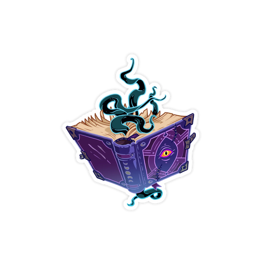 The Book of Werth sticker — House of Werth fan merch, art by Elsa Kroese — Charlotte E. English merch
