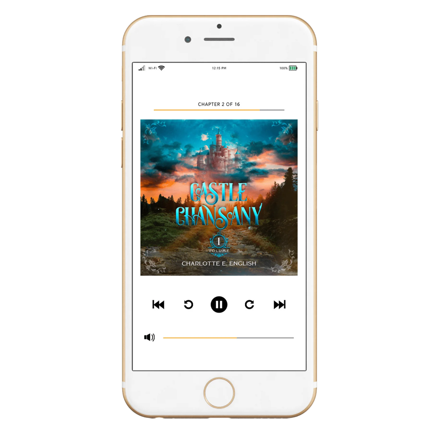 Castle Chansany Volume 1 audiobook cover — cosy fairytale by Charlotte E. English