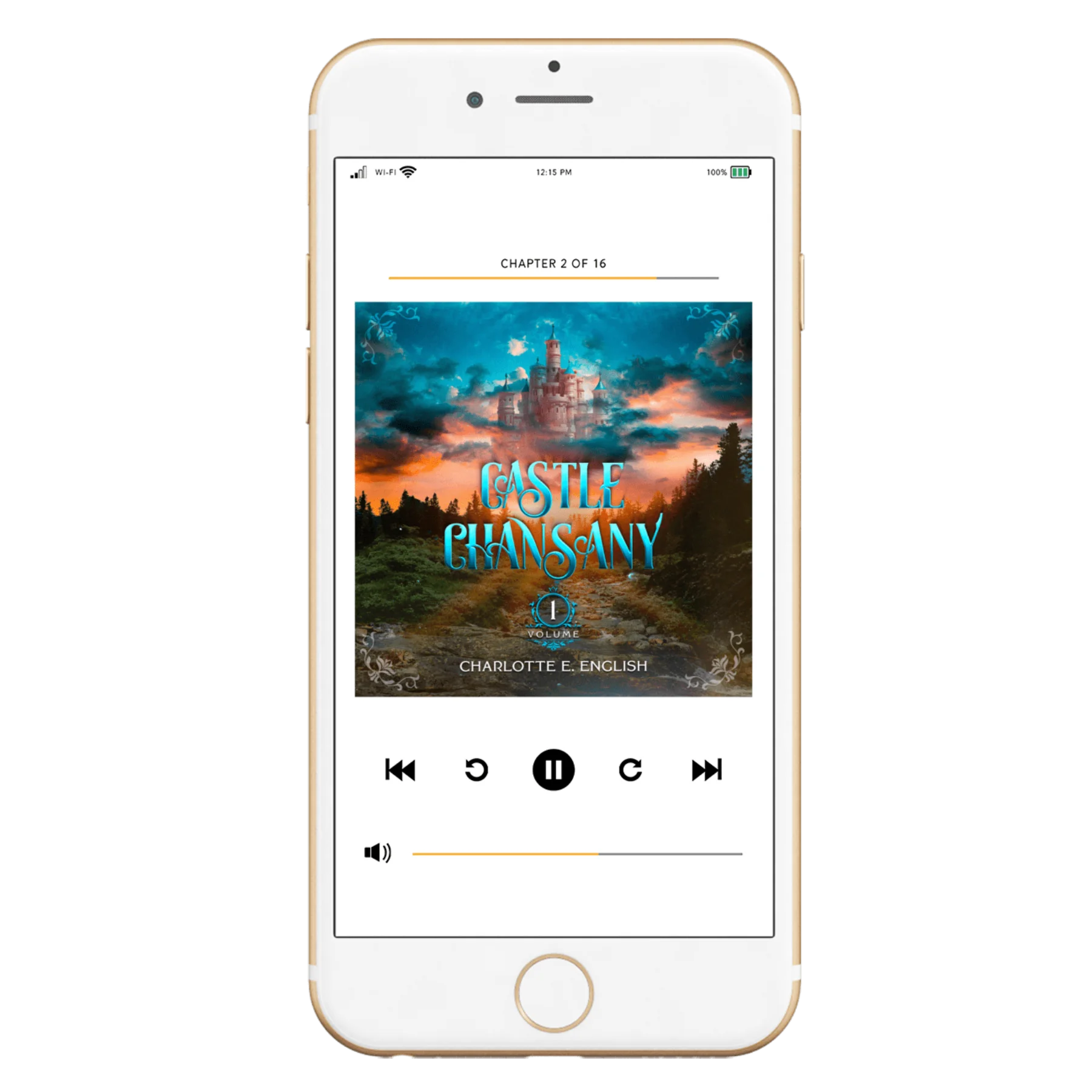 Castle Chansany Volume 1 audiobook cover — cosy fairytale by Charlotte E. English