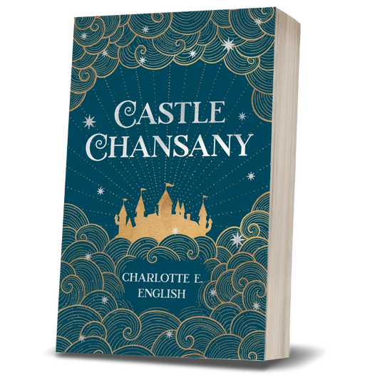 The Court at Castle Chansany paperback cover — cosy fairytale by Charlotte E. English