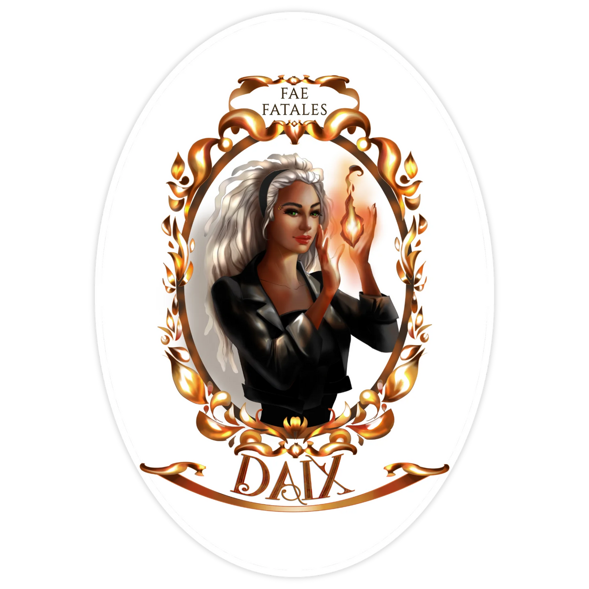 Daix sticker, Fae Fatales vinyl sticker