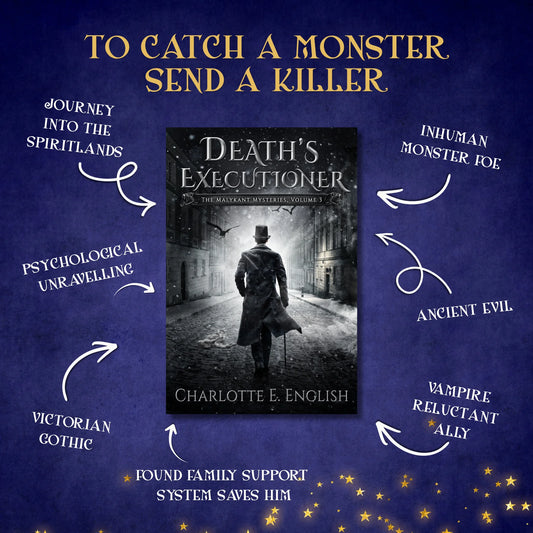 Genre and trope highlights for Death's Executioner, a Malykant Mysteries fantasy mystery novel by Charlotte E. English