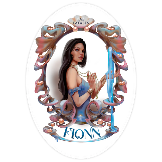 Fionn sticker, Fae Fatales vinyl sticker