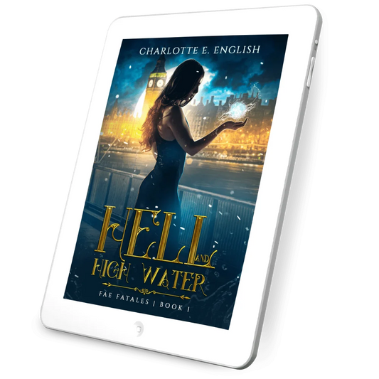 Hell and High Water ebook cover — Fae Fatales urban fantasy by Charlotte E. English