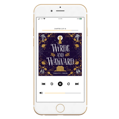 Wyrde and Wayward audiobook special edition cover — House of Werth cosy gothic fantasy by Charlotte E. English