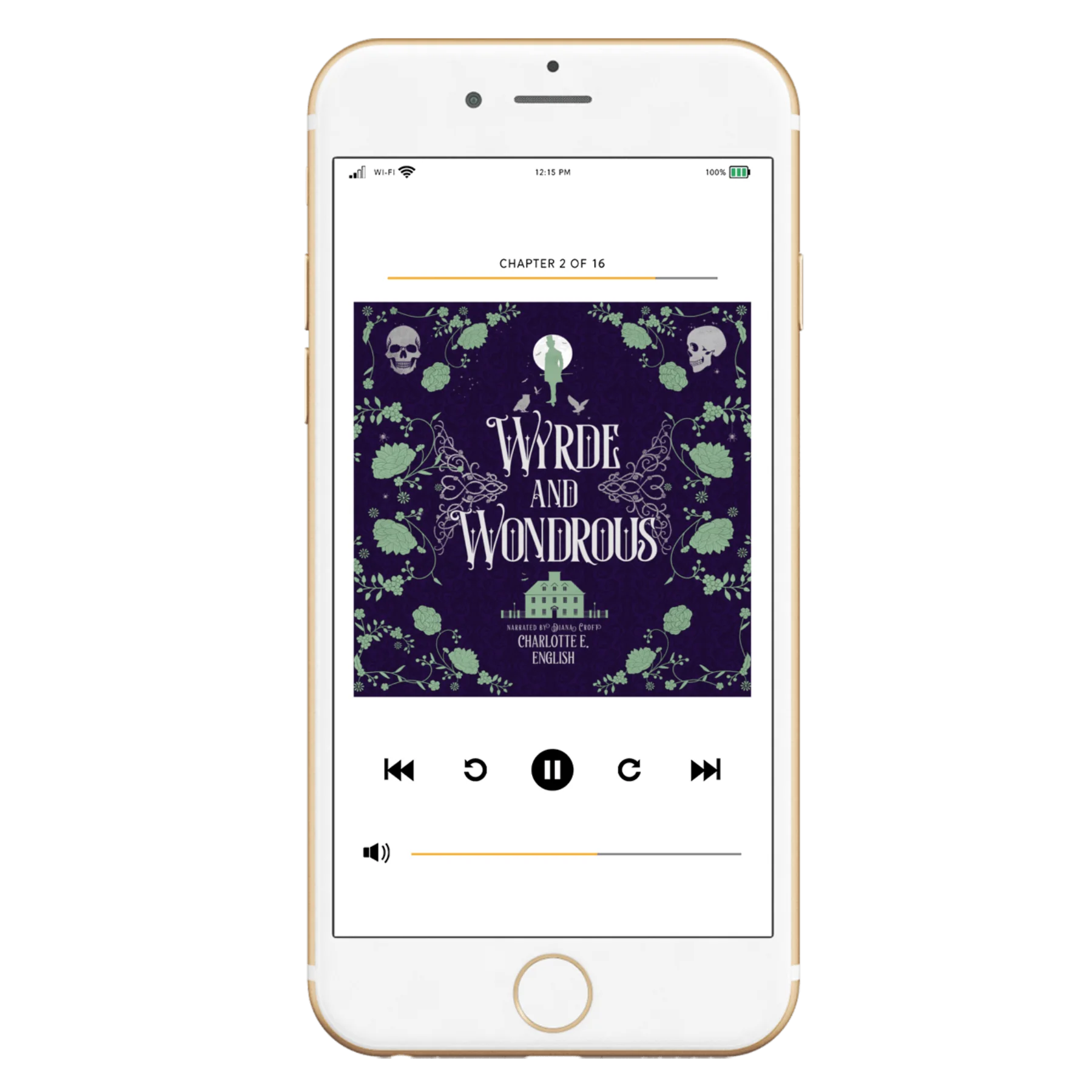 Wyrde and Wondrous audiobook special edition cover — House of Werth cosy gothic fantasy by Charlotte E. English