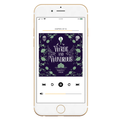 Wyrde and Wondrous audiobook special edition cover — House of Werth cosy gothic fantasy by Charlotte E. English