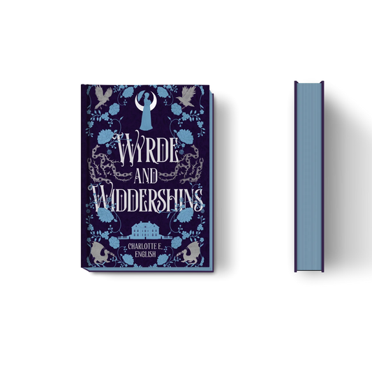 Wyrde and Widdershins hardback special edition cover — House of Werth cosy gothic fantasy by Charlotte E. English