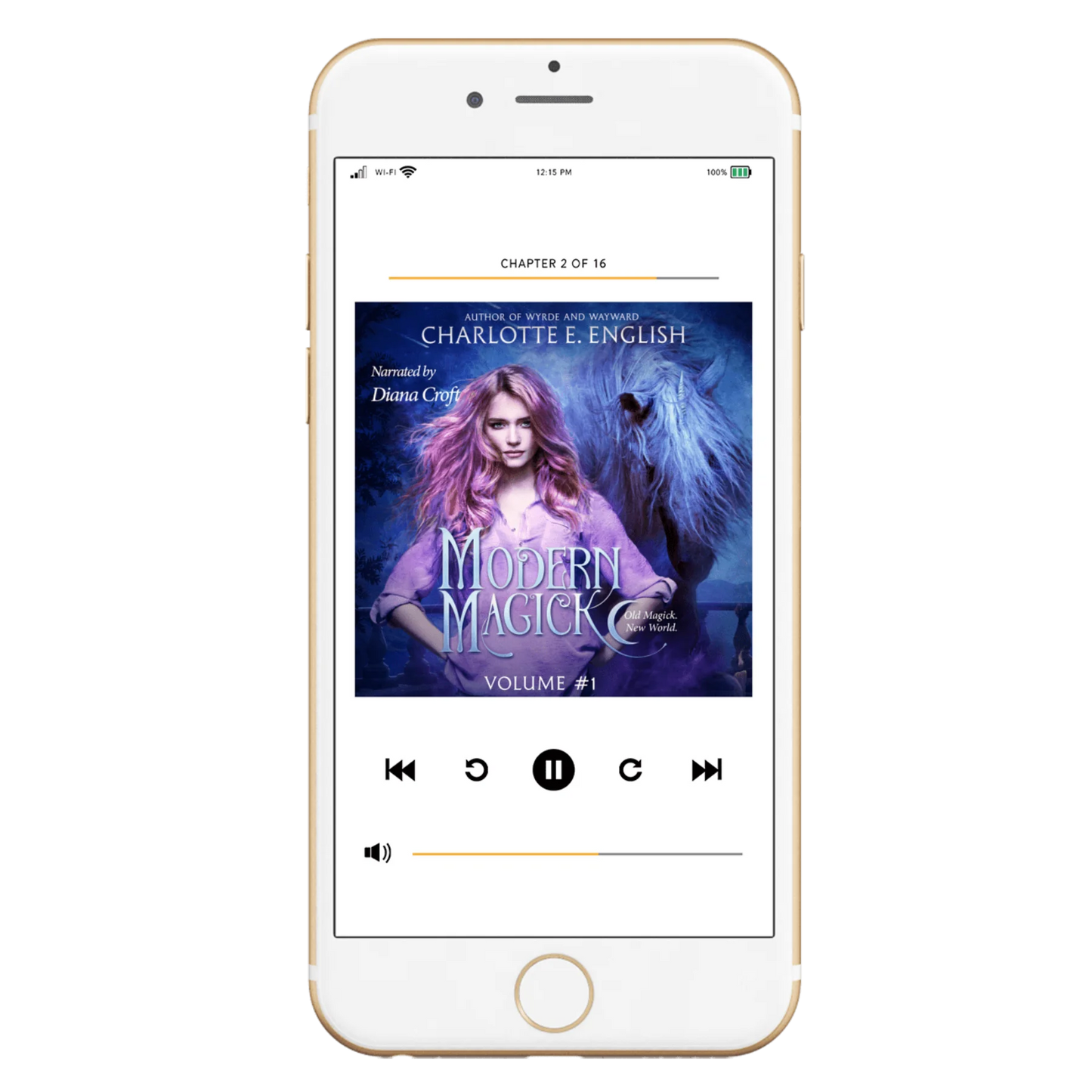 Modern Magick, Volume 1 audiobook cover — Modern Magick cosy urban fantasy by Charlotte E. English