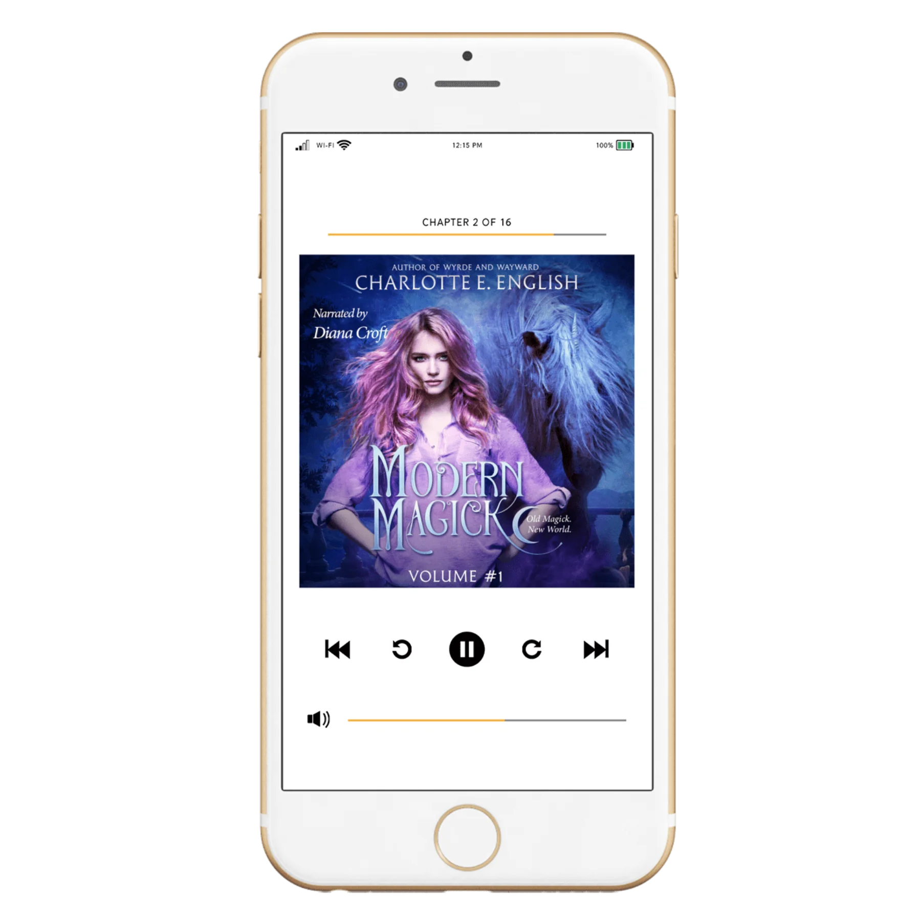 Modern Magick, Volume 1 audiobook cover — Modern Magick cosy urban fantasy by Charlotte E. English