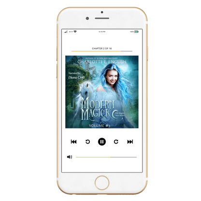 Modern Magick, Volume 3 audiobook cover — Modern Magick cosy urban fantasy by Charlotte E. English