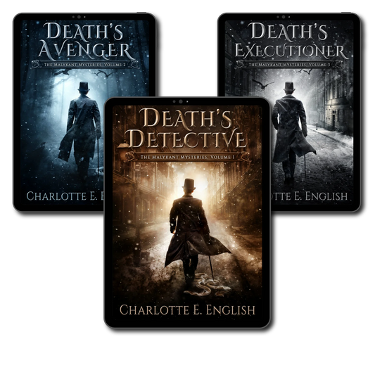 Malykant Mysteries bundle cover — fantasy mystery by Charlotte E. English