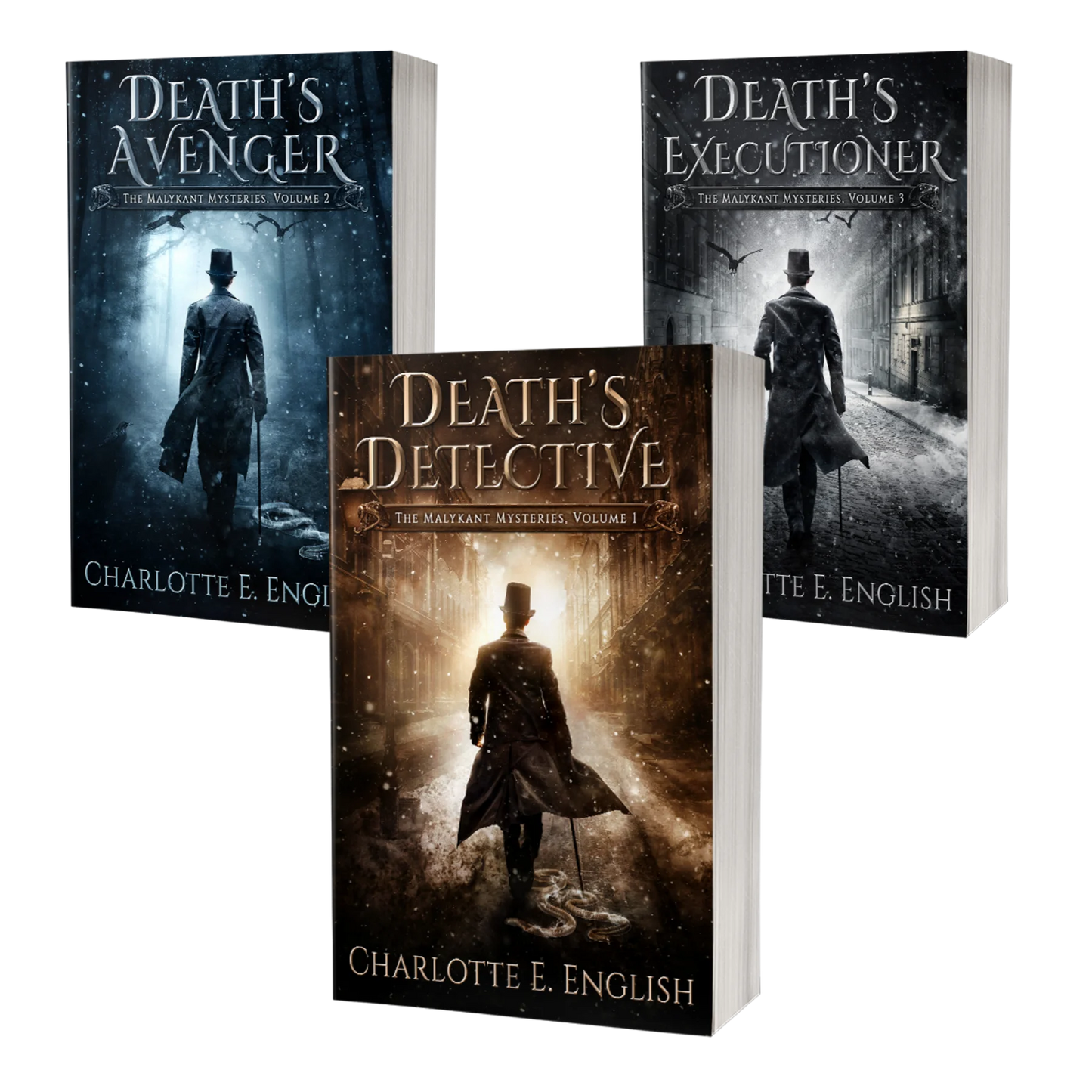 Malykant Mysteries bundle cover — fantasy mystery by Charlotte E. English