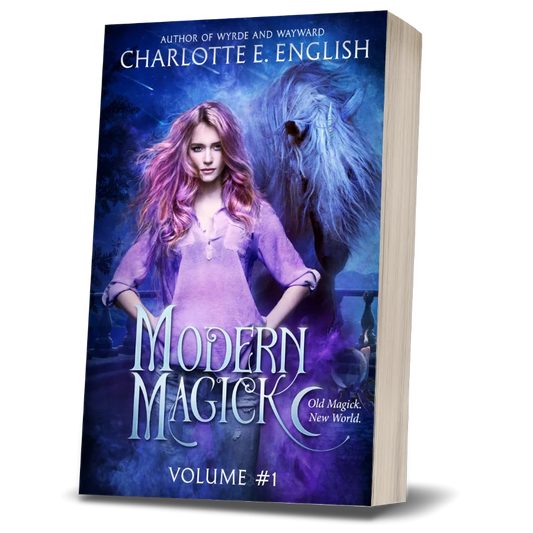 Modern Magick, Volume 1 paperback cover — Modern Magick cosy urban fantasy by Charlotte E. English