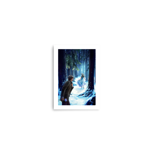 Mr. Drake and My Lady Silver poster — Tales of Aylfenhame fairytale art by Elsa Kroese — Charlotte E. English merch