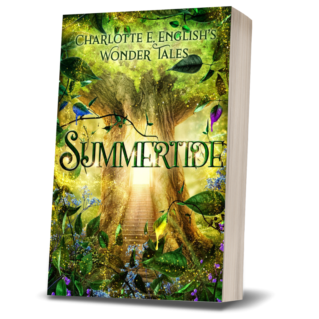 Summertide paperback cover — Wonder Tales fae cosy fairytale by Charlotte E. English