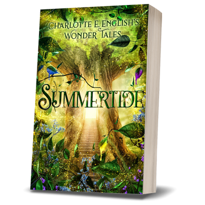 Summertide paperback cover — Wonder Tales fae cosy fairytale by Charlotte E. English