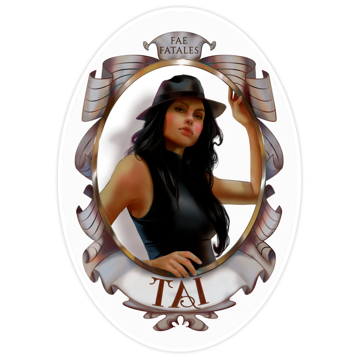 Tai sticker, Fae Fatales vinyl sticker
