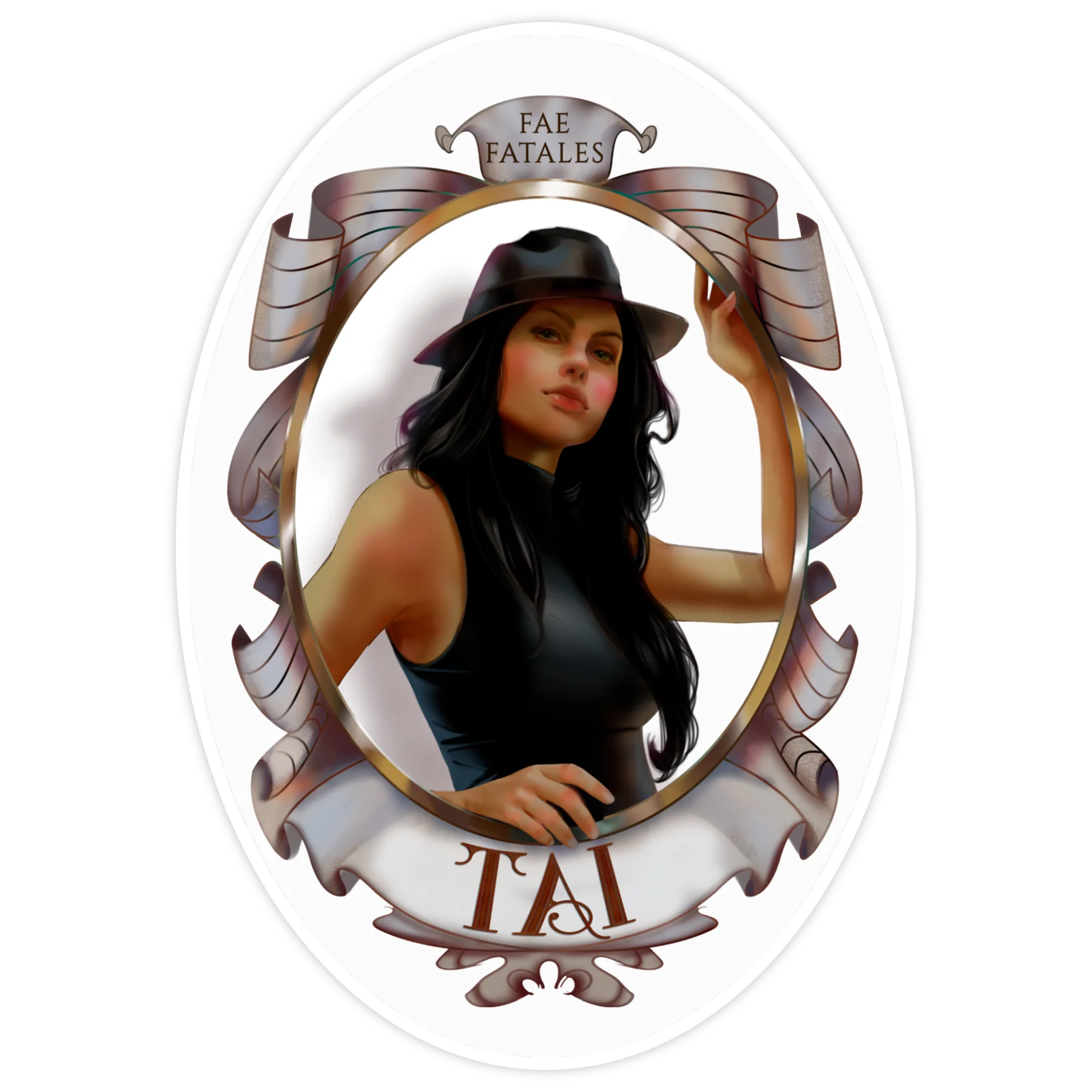 Tai sticker, Fae Fatales vinyl sticker