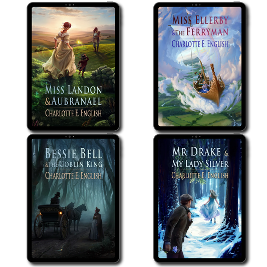 Tales of Aylfenhame Ebook bundle cover — Tales of Aylfenhame fae cosy fairytale by Charlotte E. English