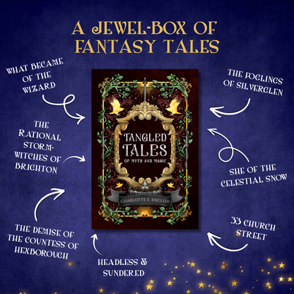 Genre and trope highlights for Tangled Tales of Myth and Magic, a Tangled Tales fantasy short story collection novel