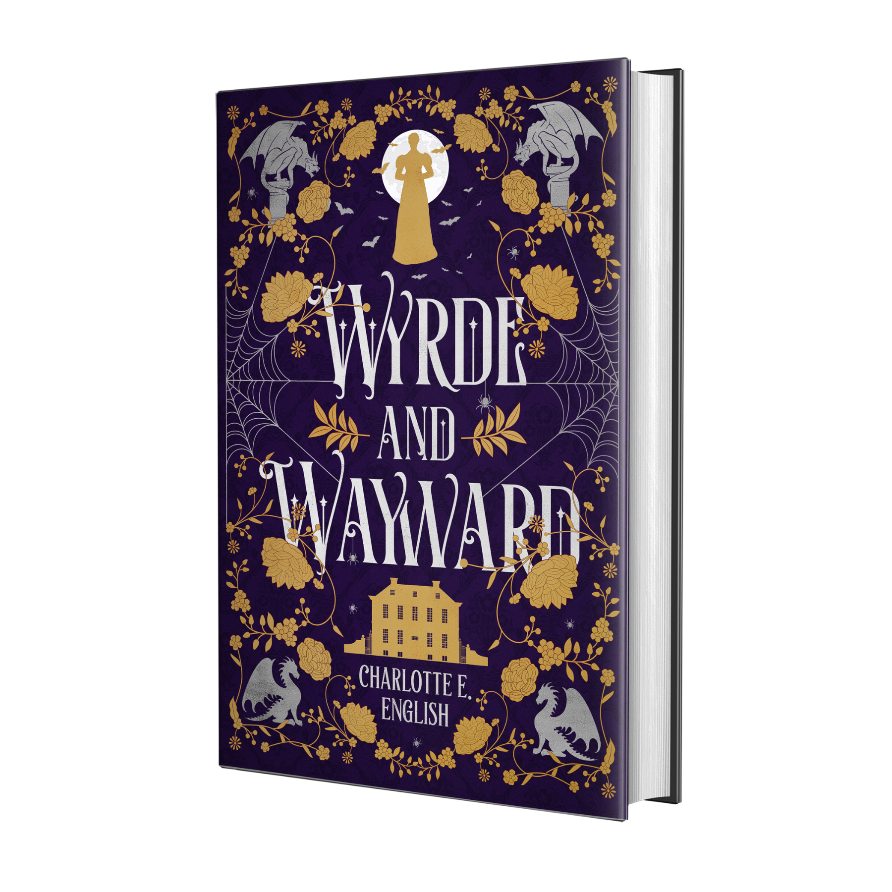 Wyrde and Wayward hardback special edition cover — House of Werth cosy gothic fantasy by Charlotte E. English
