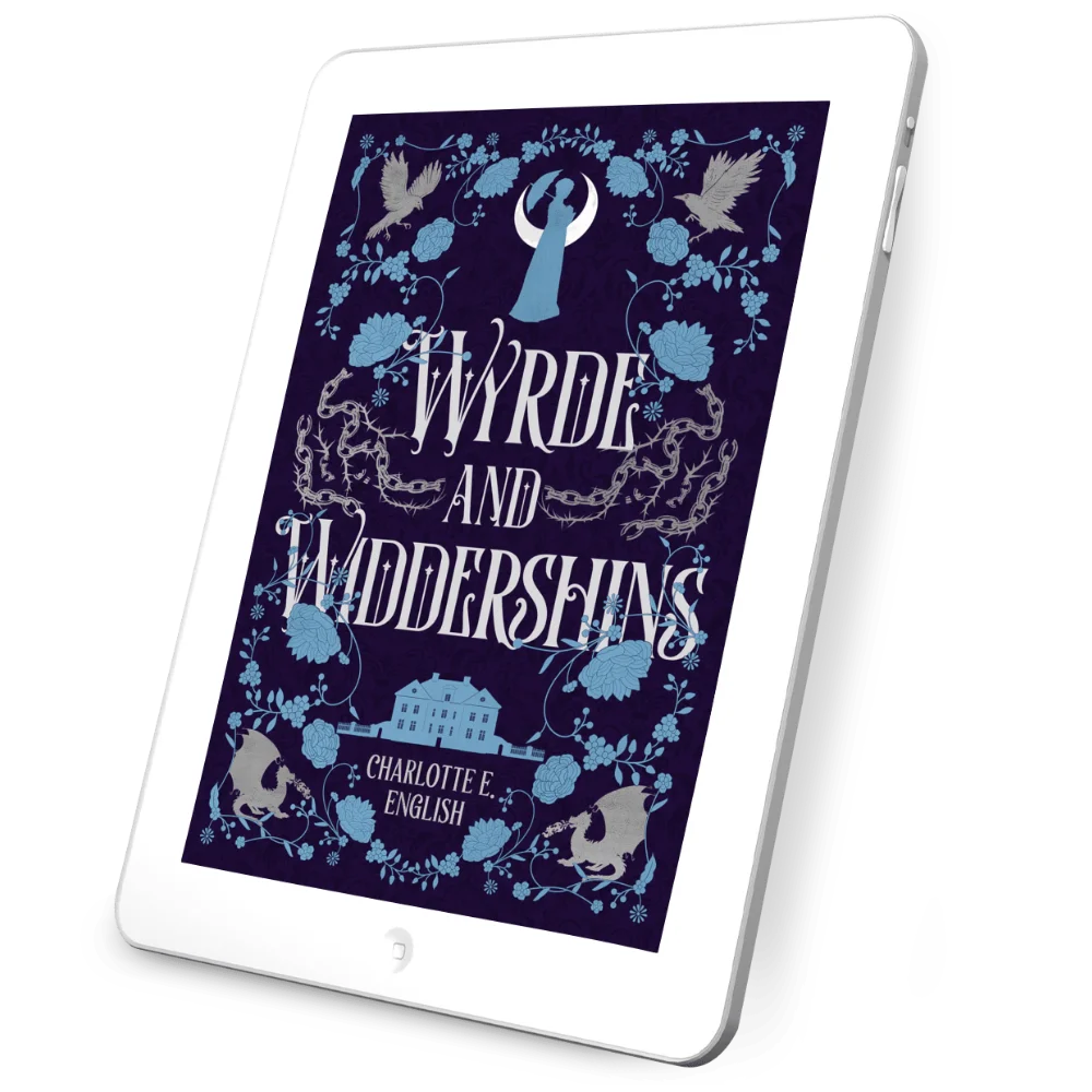 Wyrde and Widdershins ebook special edition cover — House of Werth cosy gothic fantasy by Charlotte E. English