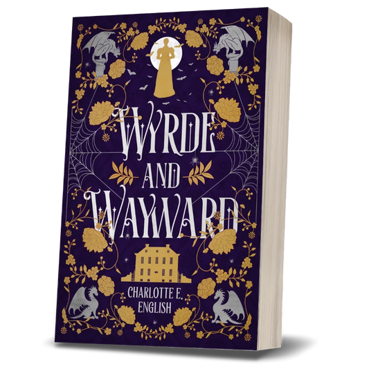 Wyrde and Wayward paperback cover — House of Werth cosy gothic fantasy by Charlotte E. English