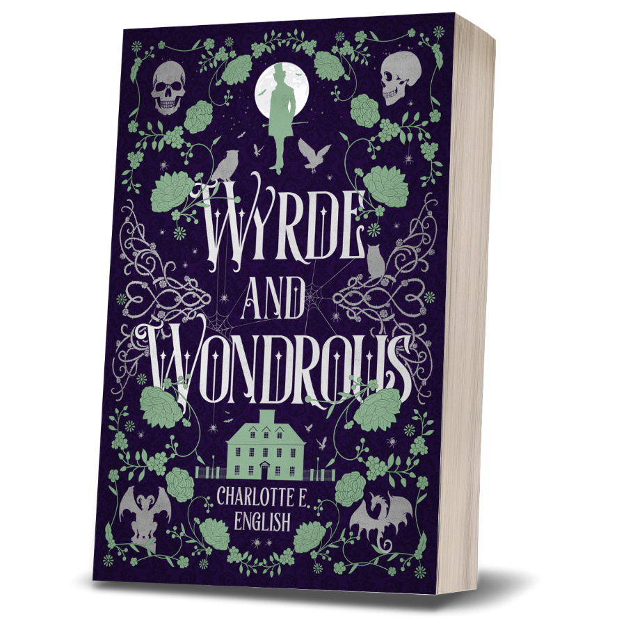 Wyrde and Wondrous paperback cover — House of Werth cosy gothic fantasy by Charlotte E. English