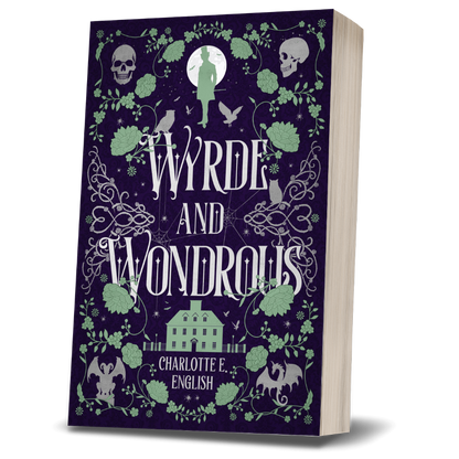 Wyrde and Wondrous paperback cover — House of Werth cosy gothic fantasy by Charlotte E. English